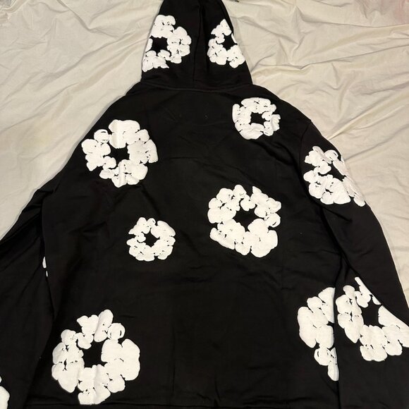 NWT Denim Tears Hoodie Men’s Large Black - Picture 2 of 4